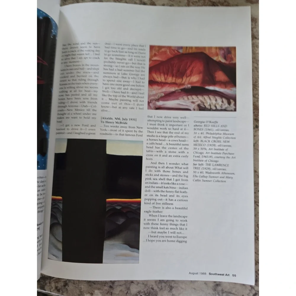 Southwest Art Magazine- AUGUST 1988 Vintage